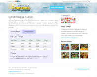 Sunshine Childcare Website