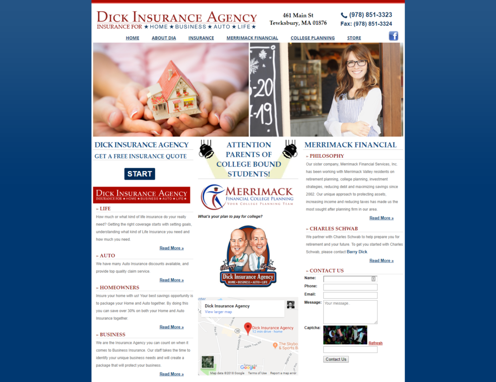 Dick Insurance Agency Before