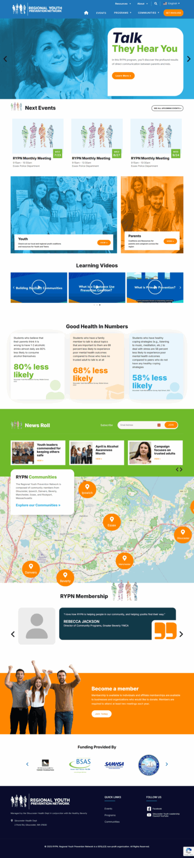 regional youth prevention network